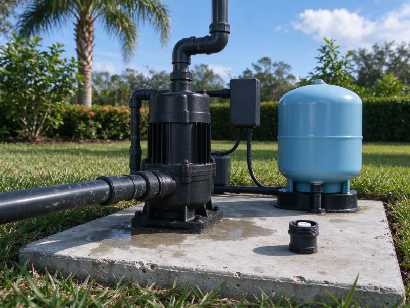 Jet pump with a spare coupling on the pad